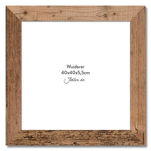 Altholzbilderrahmen 40x40|5,5cm